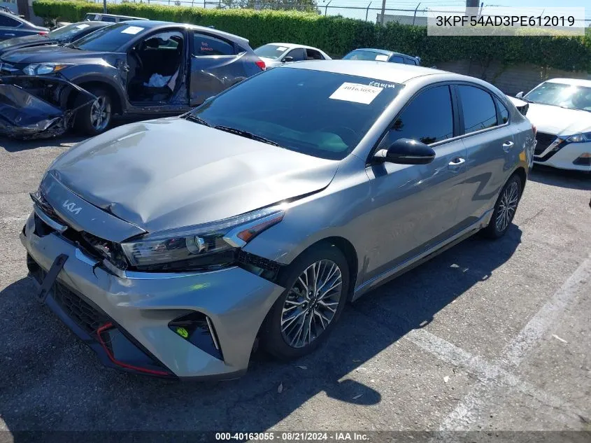 2023 Kia Forte Gt-Line VIN: 3KPF54AD3PE612019 Lot: 40163055