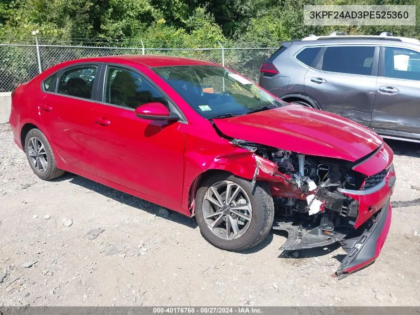 2023 Kia Forte Lxs VIN: 3KPF24AD3PE525360 Lot: 40176768