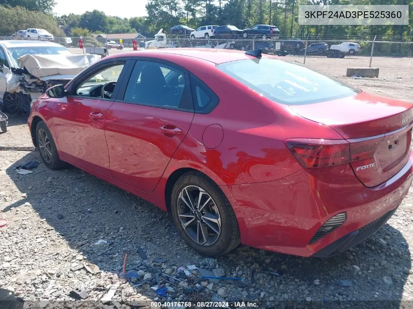 2023 Kia Forte Lxs VIN: 3KPF24AD3PE525360 Lot: 40176768