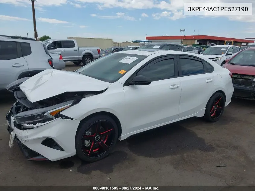 2023 Kia Forte Gt Manual VIN: 3KPF44AC1PE527190 Lot: 40181505