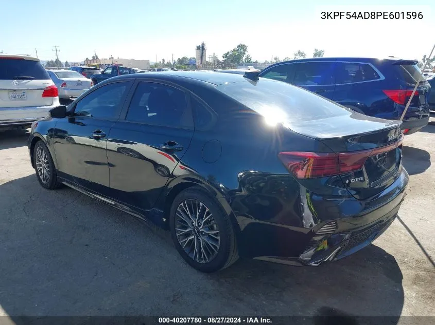 2023 Kia Forte Gt-Line VIN: 3KPF54AD8PE601596 Lot: 40207780