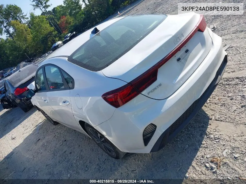 2023 Kia Forte Lxs VIN: 3KPF24AD8PE590138 Lot: 40215815