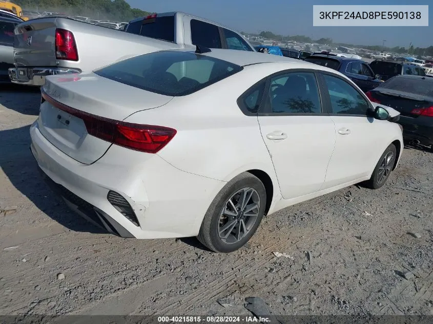 2023 Kia Forte Lxs VIN: 3KPF24AD8PE590138 Lot: 40215815