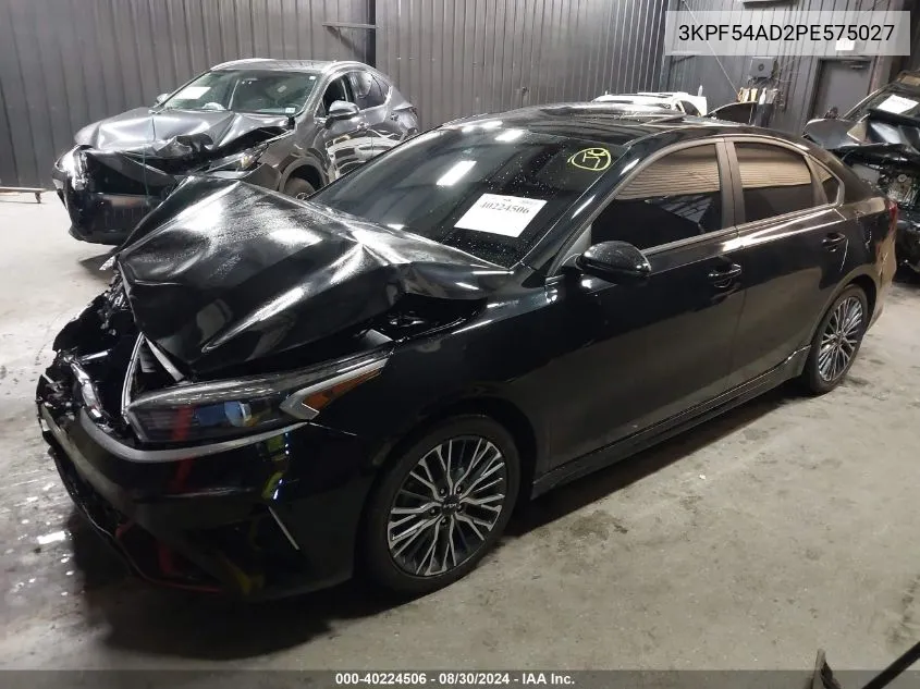 2023 Kia Forte Gt-Line VIN: 3KPF54AD2PE575027 Lot: 40224506