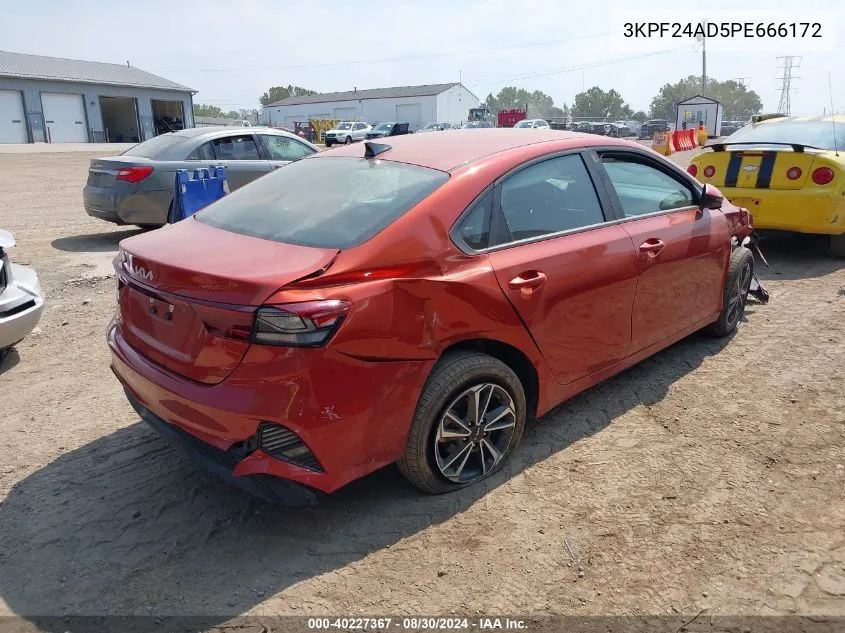 2023 Kia Forte Lxs VIN: 3KPF24AD5PE666172 Lot: 40227367