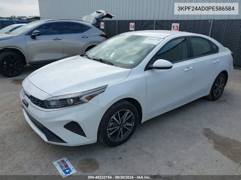 2023 Kia Forte Lxs VIN: 3KPF24AD0PE586584 Lot: 40232754