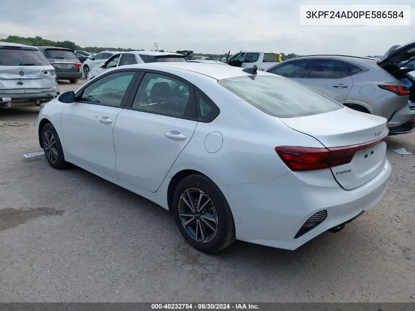 2023 Kia Forte Lxs VIN: 3KPF24AD0PE586584 Lot: 40232754