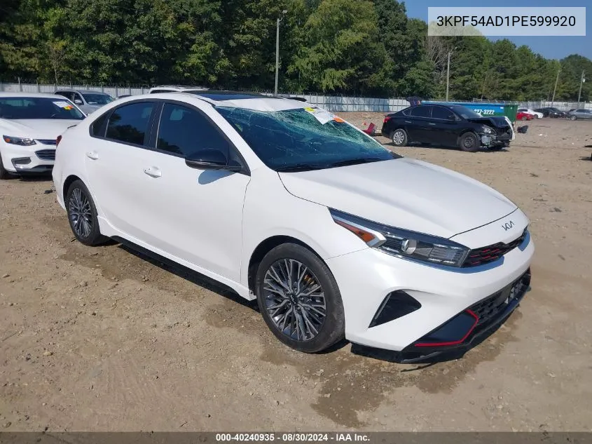 2023 Kia Forte Gt-Line VIN: 3KPF54AD1PE599920 Lot: 40240935