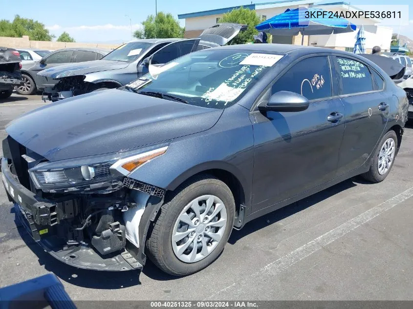 2023 Kia Forte Lx VIN: 3KPF24ADXPE536811 Lot: 40251325