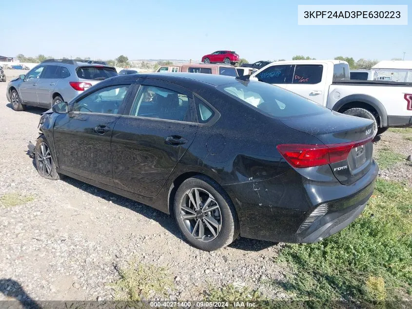 2023 Kia Forte Lxs VIN: 3KPF24AD3PE630223 Lot: 40271400