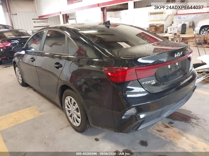 2023 Kia Forte Lx VIN: 3KPF24ADXPE644037 Lot: 40285096