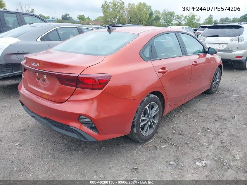 2023 Kia Forte Lxs VIN: 3KPF24AD7PE574206 Lot: 40288138