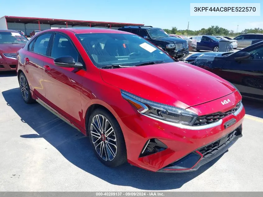 2023 Kia Forte Gt VIN: 3KPF44AC8PE522570 Lot: 40289137