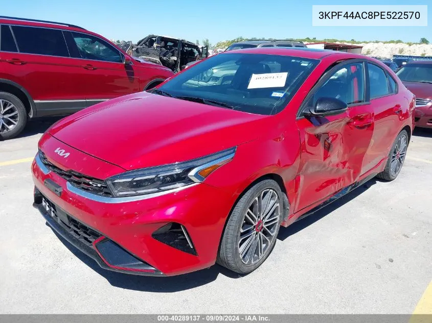 2023 Kia Forte Gt VIN: 3KPF44AC8PE522570 Lot: 40289137