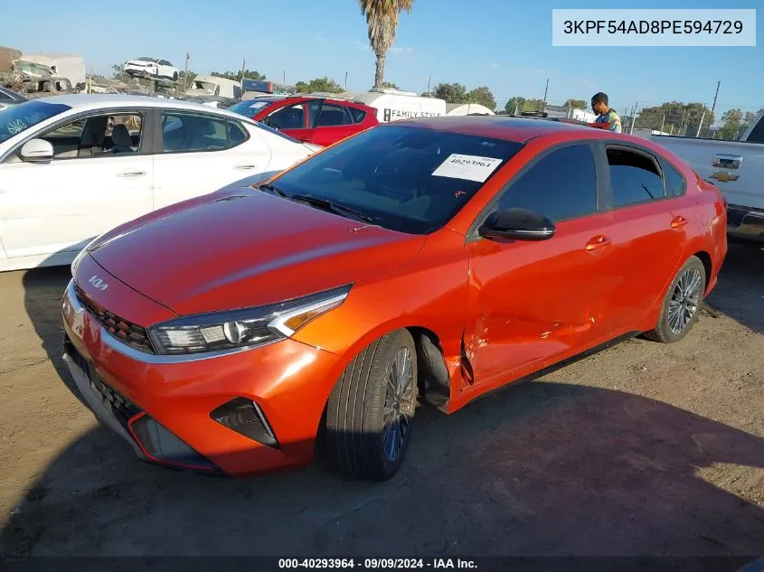 2023 Kia Forte Gt-Line VIN: 3KPF54AD8PE594729 Lot: 40293964