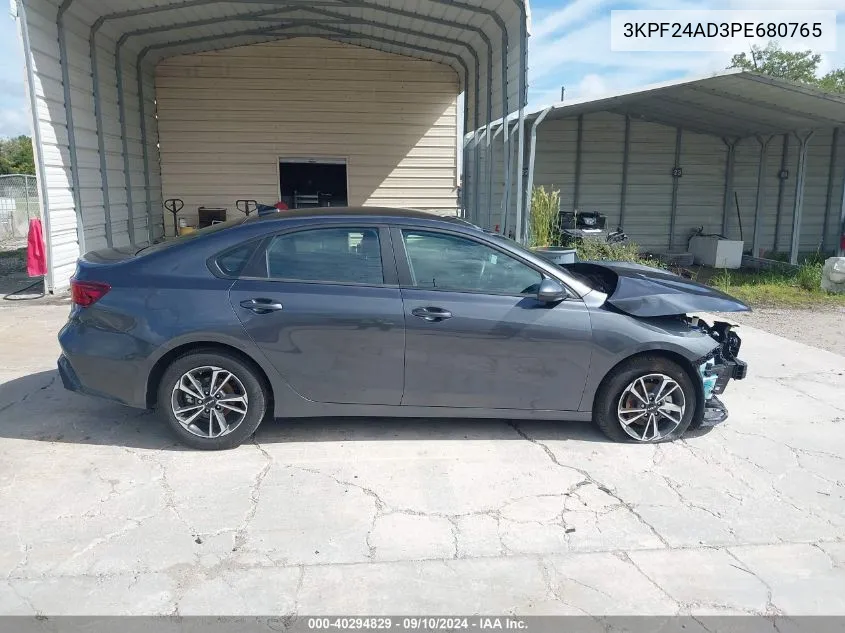 2023 Kia Forte Lxs VIN: 3KPF24AD3PE680765 Lot: 40294829