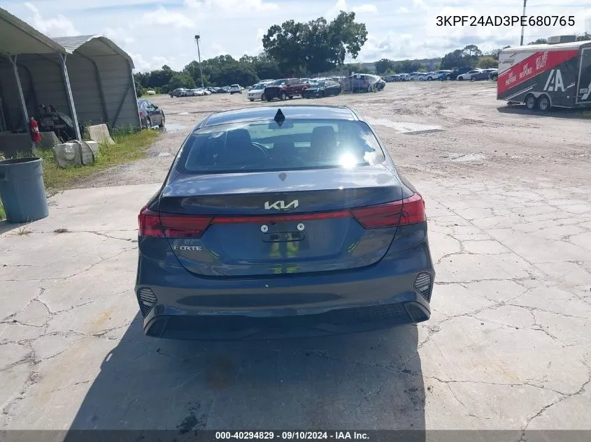 2023 Kia Forte Lxs VIN: 3KPF24AD3PE680765 Lot: 40294829