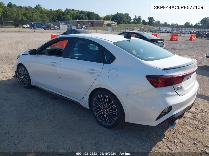 2023 Kia Forte Gt VIN: 3KPF44AC0PE577109 Lot: 40312323