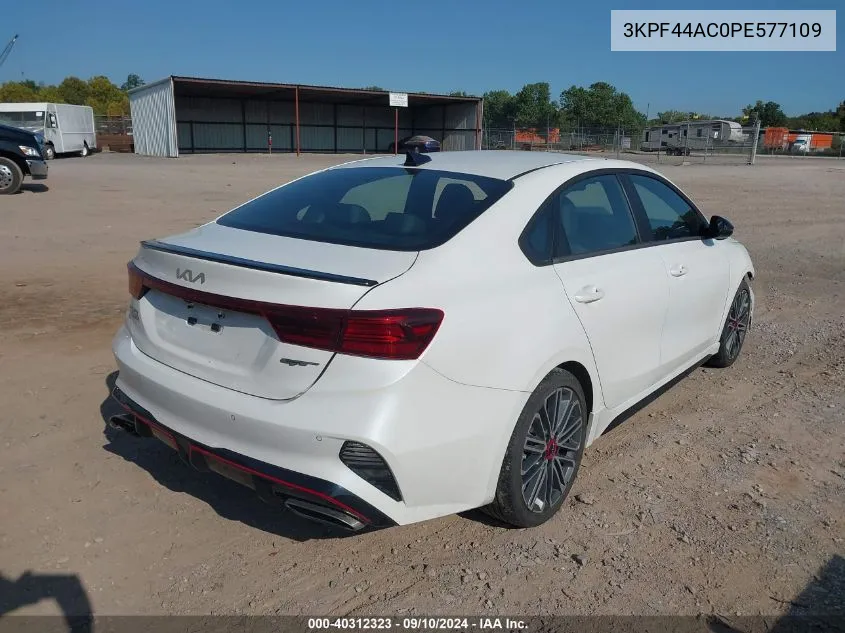 2023 Kia Forte Gt VIN: 3KPF44AC0PE577109 Lot: 40312323