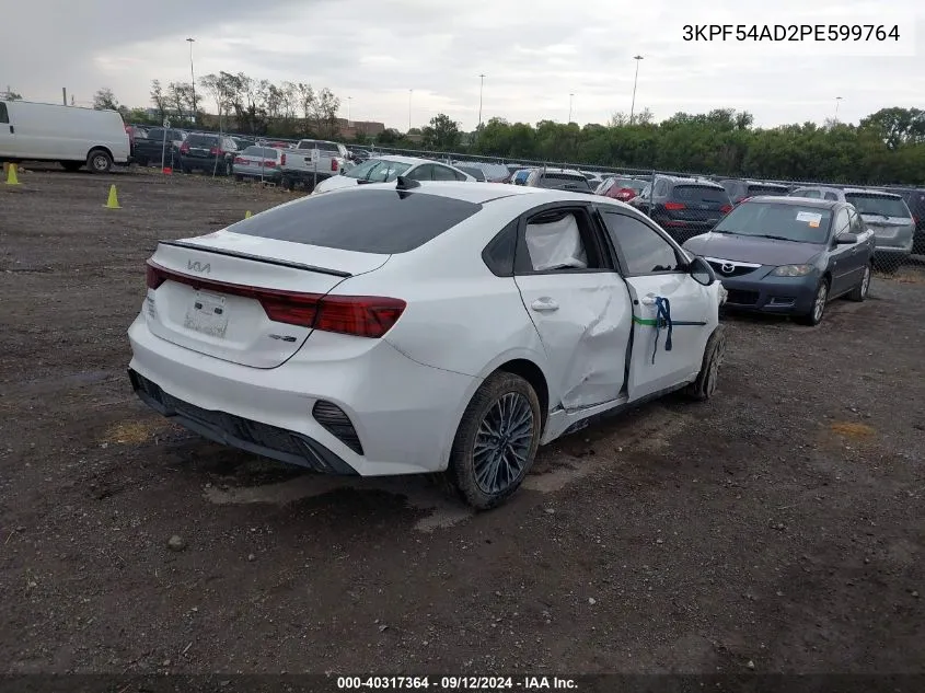 2023 Kia Forte Gt-Line VIN: 3KPF54AD2PE599764 Lot: 40317364