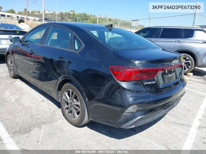 2023 Kia Forte Lxs VIN: 3KPF24AD2PE673290 Lot: 40318249