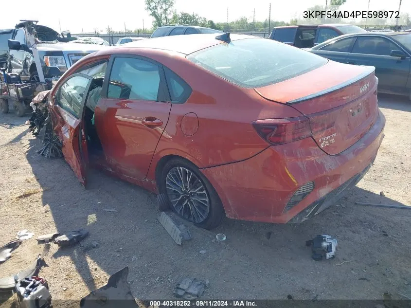 3KPF54AD4PE598972 2023 Kia Forte Gt Line