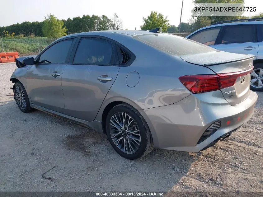 2023 Kia Forte Gt Line VIN: 3KPF54ADXPE644725 Lot: 40333384