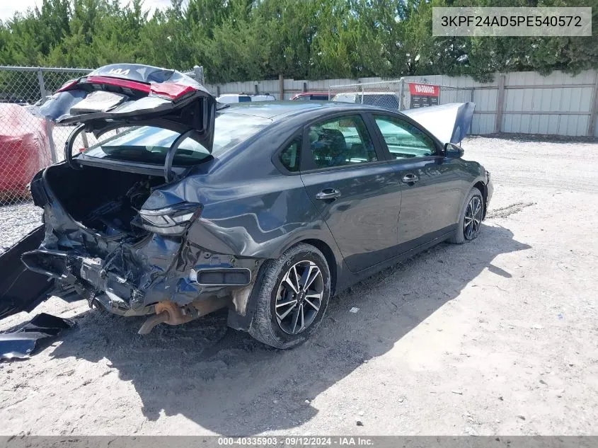 2023 Kia Forte Lxs VIN: 3KPF24AD5PE540572 Lot: 40335903