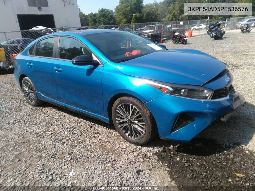 2023 Kia Forte Gt-Line VIN: 3KPF54AD5PE536576 Lot: 40341560