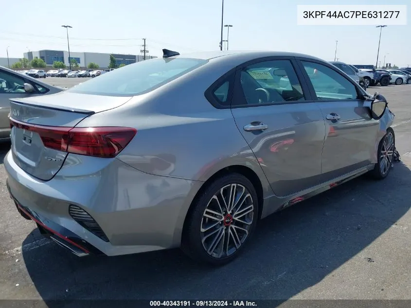 2023 Kia Forte Gt VIN: 3KPF44AC7PE631277 Lot: 40343191