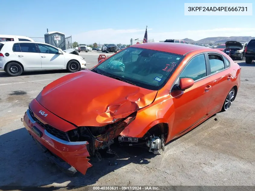 2023 Kia Forte Lxs VIN: 3KPF24AD4PE666731 Lot: 40353631