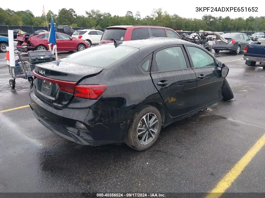 2023 Kia Forte Lxs VIN: 3KPF24ADXPE651652 Lot: 40356024