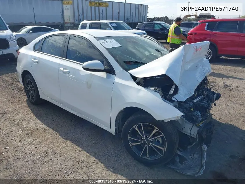 2023 Kia Forte Lxs VIN: 3KPF24AD1PE571740 Lot: 40357346