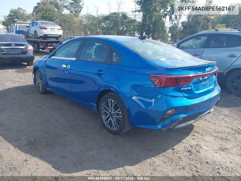 2023 Kia Forte Gt-Line VIN: 3KPF54AD8PE562167 Lot: 40364920