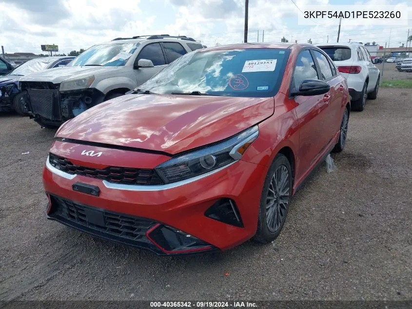 2023 Kia Forte Gt-Line VIN: 3KPF54AD1PE523260 Lot: 40365342