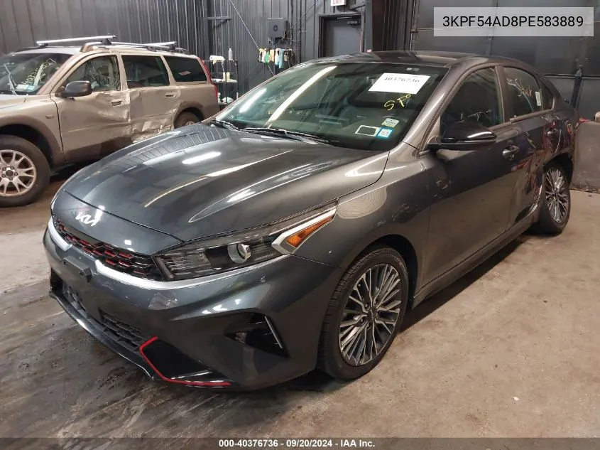 2023 Kia Forte Gt-Line VIN: 3KPF54AD8PE583889 Lot: 40376736