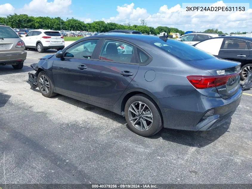 2023 Kia Forte Lxs VIN: 3KPF24AD2PE631153 Lot: 40379256