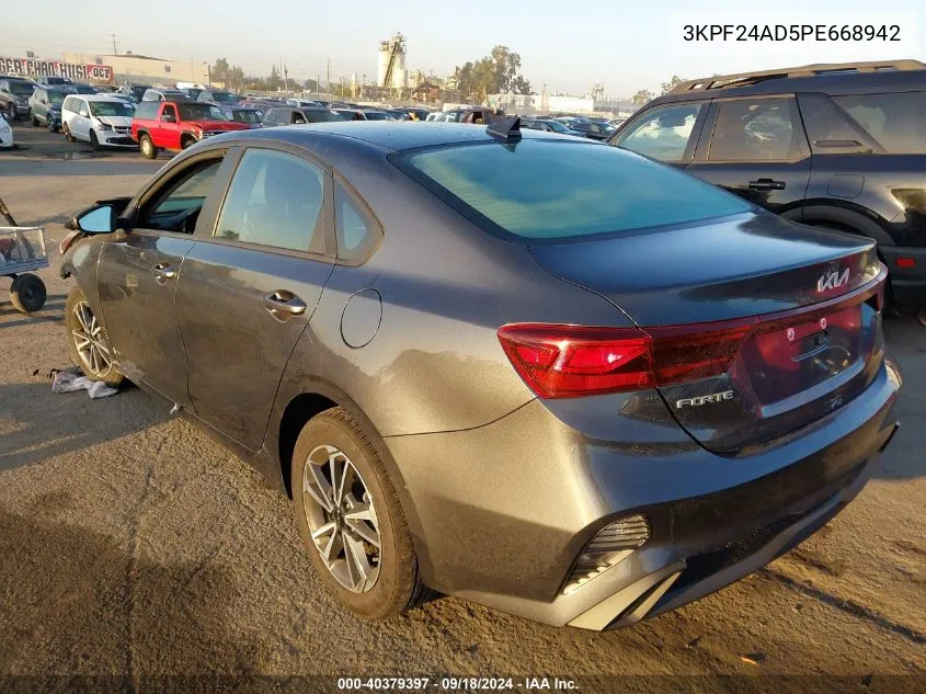 2023 Kia Forte Lx/Lxs VIN: 3KPF24AD5PE668942 Lot: 40379397