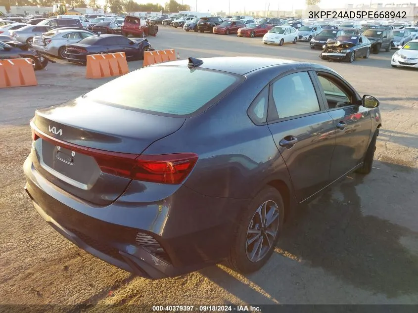 2023 Kia Forte Lx/Lxs VIN: 3KPF24AD5PE668942 Lot: 40379397