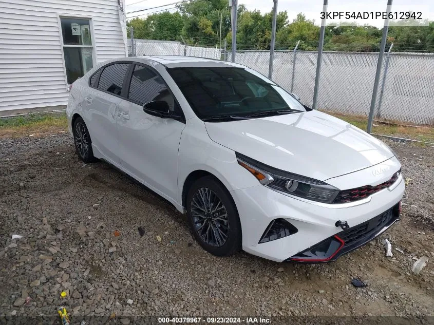 2023 Kia Forte Gt-Line VIN: 3KPF54AD1PE612942 Lot: 40379967