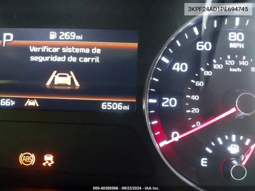 3KPF24AD1PE694745 2023 Kia Forte Lxs