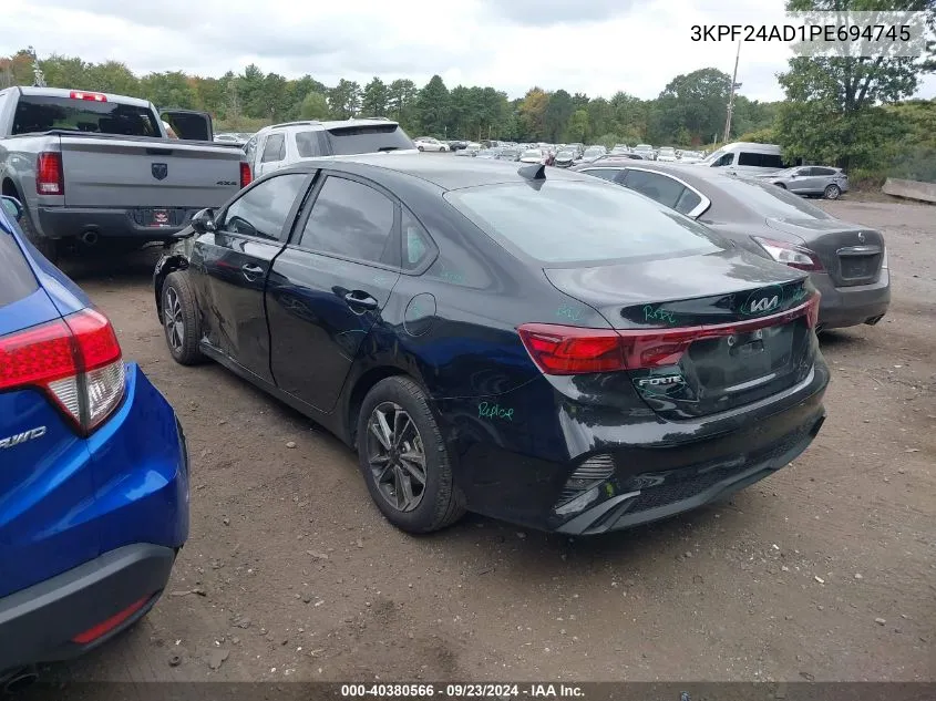 2023 Kia Forte Lxs VIN: 3KPF24AD1PE694745 Lot: 40380566