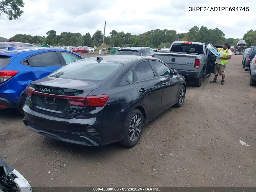 2023 Kia Forte Lxs VIN: 3KPF24AD1PE694745 Lot: 40380566