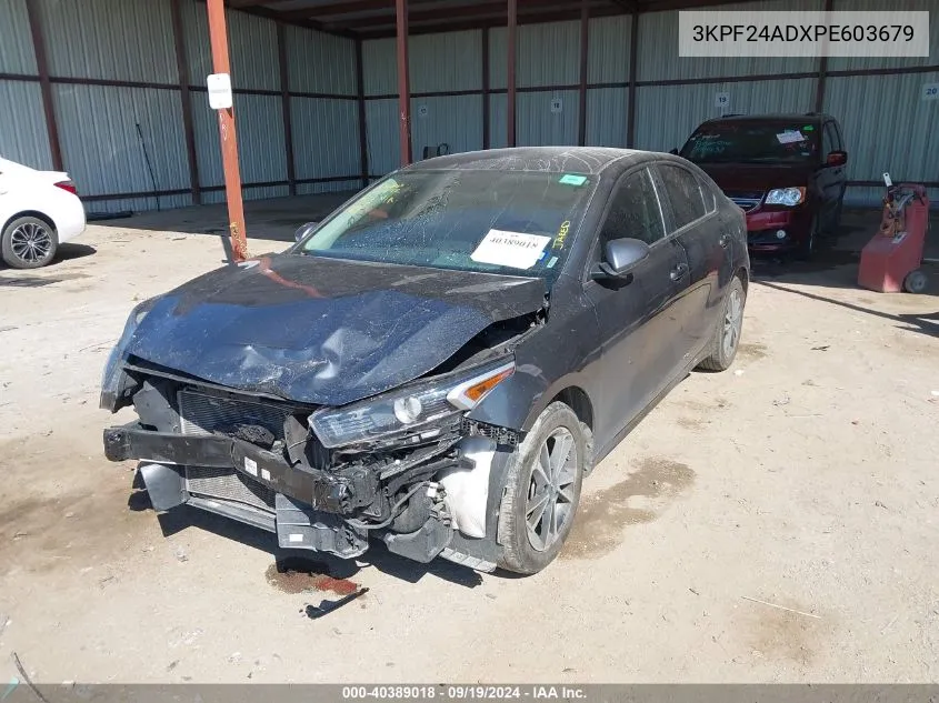 2023 Kia Forte Lxs VIN: 3KPF24ADXPE603679 Lot: 40389018