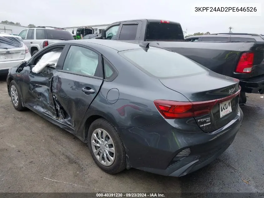 3KPF24AD2PE646526 2023 Kia Forte Lx