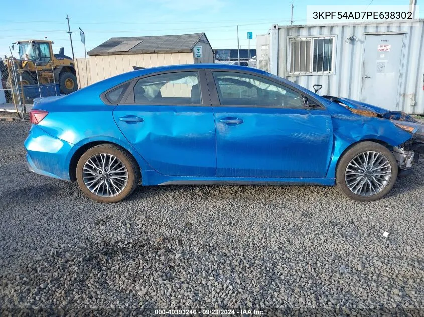 2023 Kia Forte Gt-Line VIN: 3KPF54AD7PE638302 Lot: 40393246