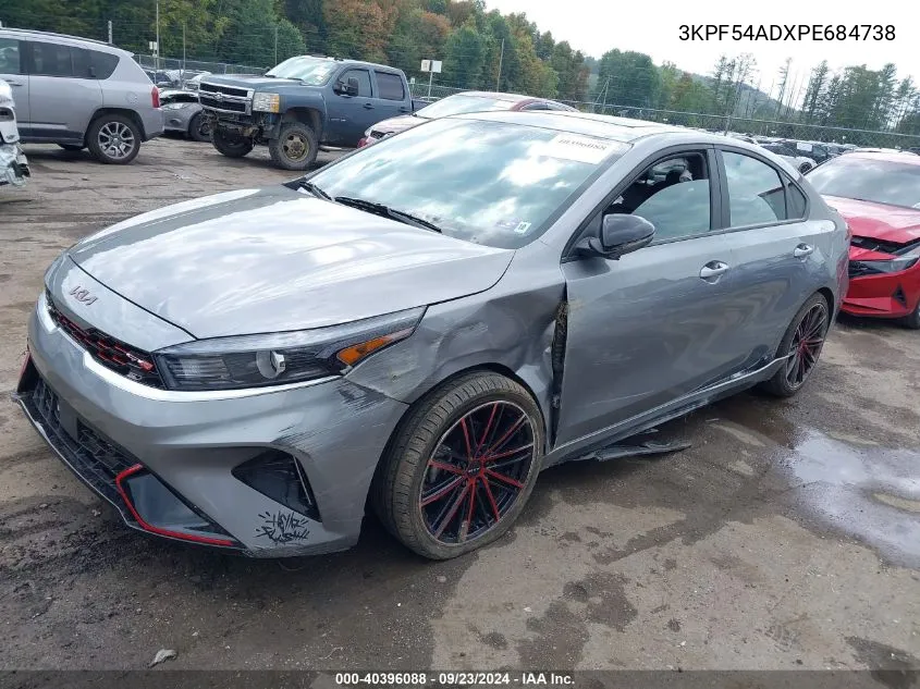 2023 Kia Forte Gt-Line VIN: 3KPF54ADXPE684738 Lot: 40396088