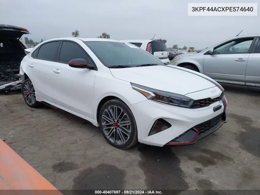 2023 Kia Forte Gt VIN: 3KPF44ACXPE574640 Lot: 40407697