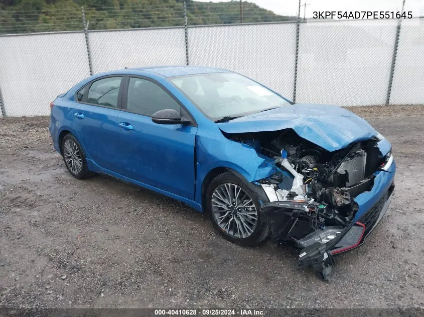 3KPF54AD7PE551645 2023 Kia Forte Gt-Line