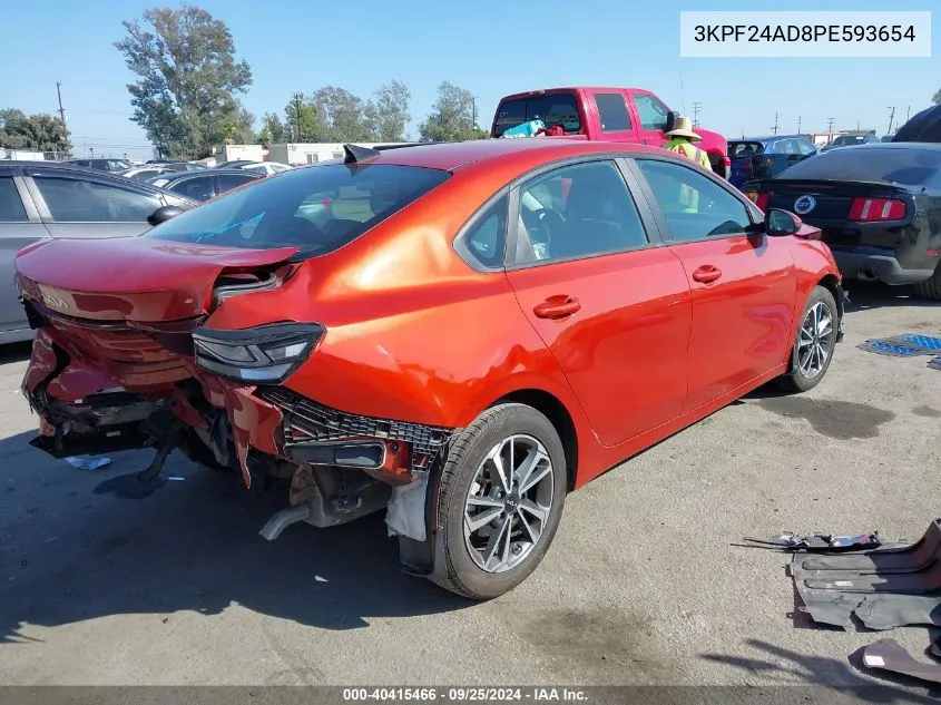 2023 Kia Forte Lxs VIN: 3KPF24AD8PE593654 Lot: 40415466